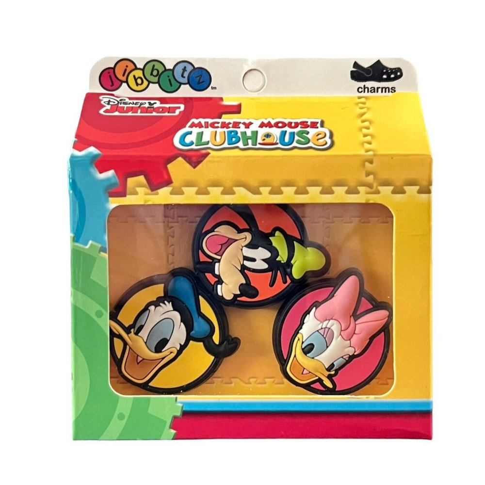 Crocs Jibbitz Friends Charms Mickey Mouse Clubhouse Daisy Donald Goofy Disney Jr